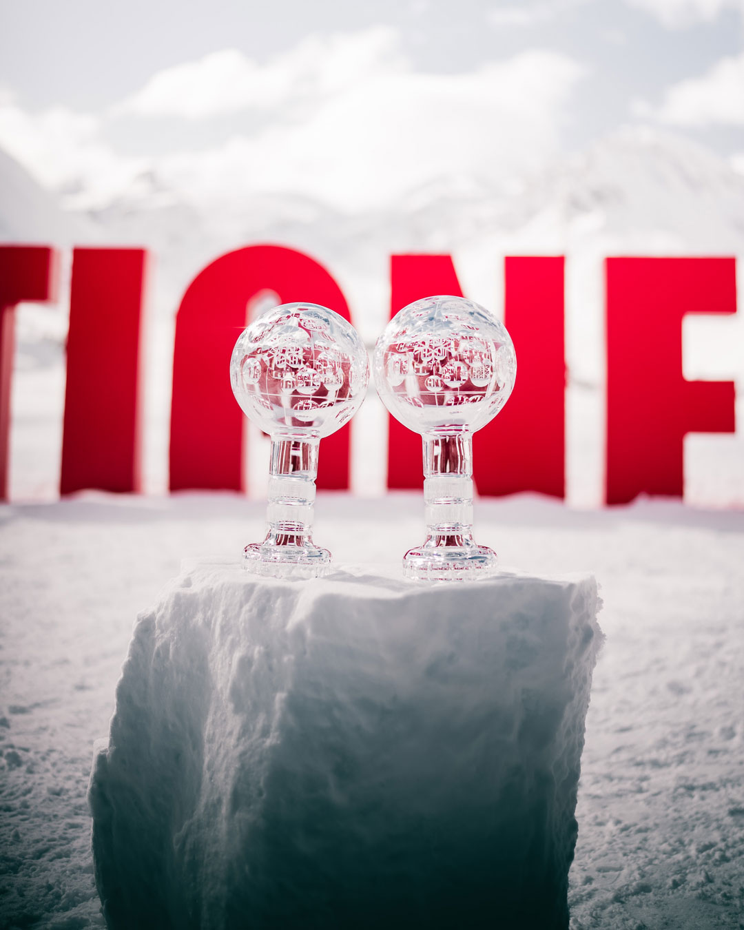 Globes de cristal Freeski à Tignes